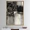 Designart - A Geometric Day I - Mid-Century Modern Canvas in Gold Frame